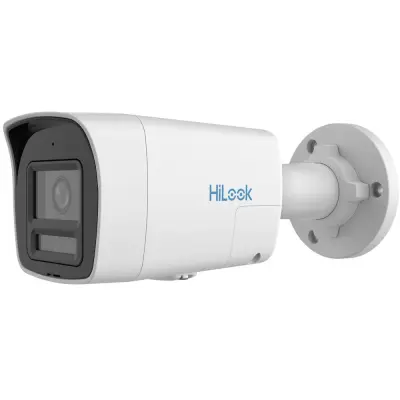HiLook IPC-B149HA-LUF/SL 4 MP 2.8 mm ColorVu 2560 × 1440 Dahili Sesli H.265+ IP 67 PoE IR Bullet IP Kamera