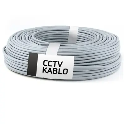 Martel 2+1 100 m Bakır CCTV Kablosu 2X0,22X0,33