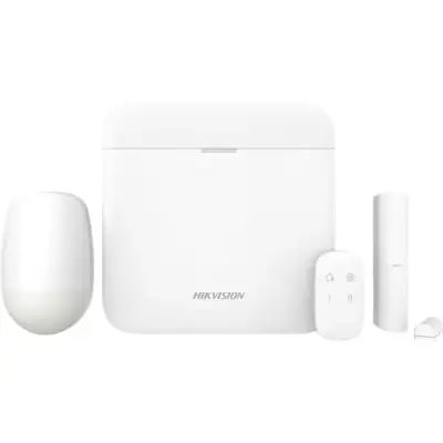 Hikvision DS-PWA64-Kit-WE AX PRO 868 MHz Kablosuz Alarm Kiti (64 Zon Panel + PIR + Manyetik Kontak + Kumanda)