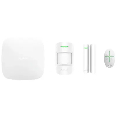 Ajax Starter Kit Kablosuz Beyaz Alarm Kiti