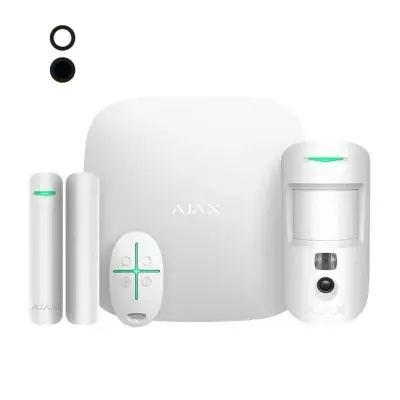 Ajax Starter Kit Cam Motion Kablosuz Beyaz Alarm Kiti
