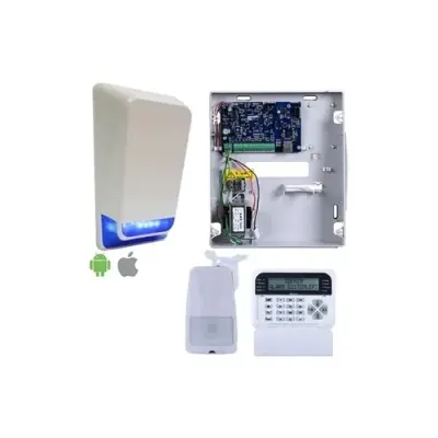 Teknim TSP-5334 LCD 4+4 Bölgeli Alarm Paneli İnternet Set Akü Hariç