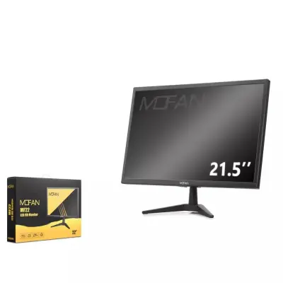 Mofan Mf 21.5 İnç Led Hd Monitör Hoparlörlü HDMI VGA 75hz 1680x1050-Siyah