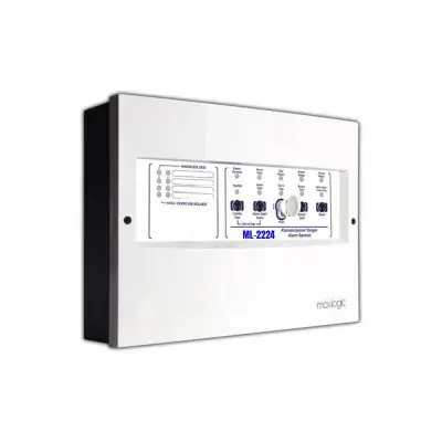 Mavili ML-2224 4 Bölge Konvansiyonel Yangın Alarm Santrali