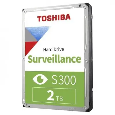 Toshiba S300 HDWT720UZSVA 2 TB 3.5Inç 5400rpm 128mb Sata3 180 TB/Y 7/24 Güvenlik Harddiski