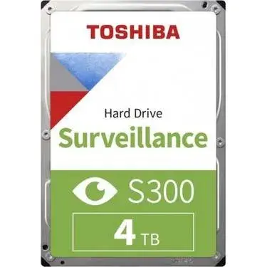 Toshiba S300 HDWT840UZSVA 4 TB 3.5Inç 5400rpm 128mb Sata3 180 TB/Y 7/24 Güvenlik Harddiski
