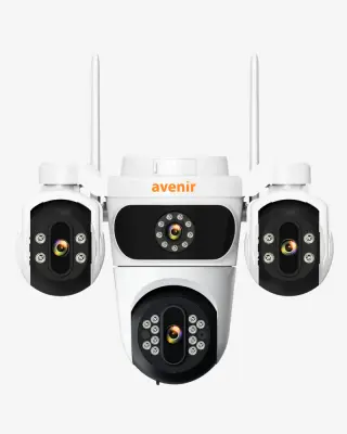 Avenir AV-S323 Üç Lensli 6 MP PTZ Dome Wi-Fi Kamera