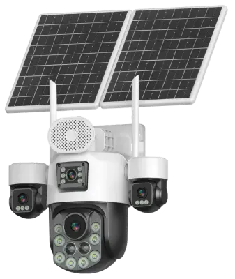 INOX-X25 4X 3.6 mm Lens 2 MP Esim Solar PTZ Dome 4G Kamera