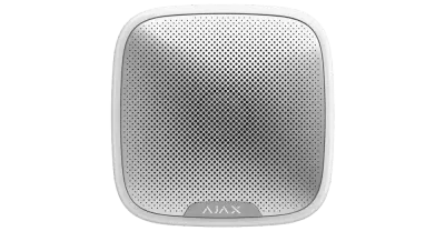 Ajax STREETSIREN Beyaz 868 Mhz Dış Ortam Kablosuz Siren