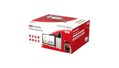Hikvision DS-KIS611-S 4 MP Wi-Fi 6 IP Görüntülü Diafon Seti (7" Dokunmatik İç Ünite)