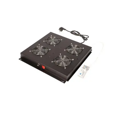 Lande LN-FAN-THM-4FFS-BL 4 Girisli Fan Modulu, Termostat Switch Li, Fs Serisi Icin (siyah)
