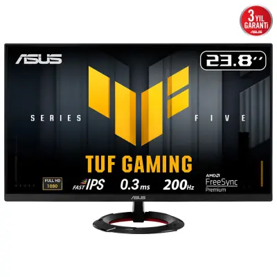 Asus TUF Gaming VG249Q5R 23,8 inç 200 Hz Oyun Monitörü