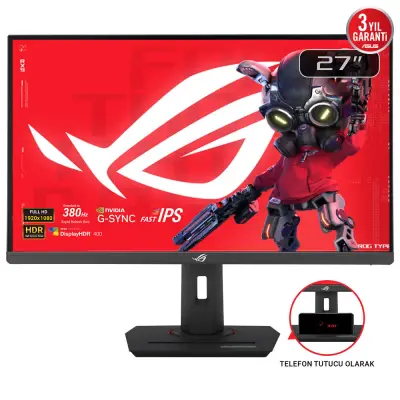 Asus ROG Strix XG279CNS 27 inç Full HD Fast IPS 380 Hz Oyuncu Monitörü