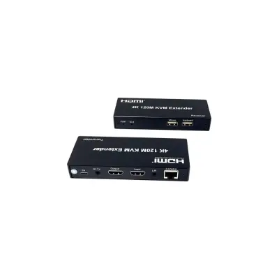Novacom NVC-KVM4K120M CAT6 120MT (2Lİ) HDMI-USB-IR Extender