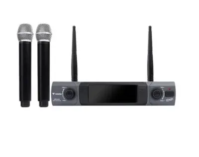 Westa WM-202H UHF Kablosuz 1 Alıcı + 2 El Mikrofon Seti