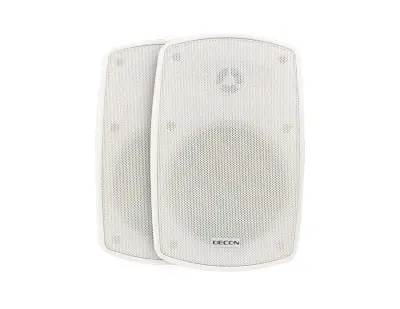 Decon DS-6TW Trafolu Duvar Tipi Hoparlör Beyaz IP65 (2'li Takım)