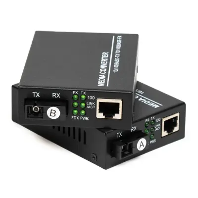 ODS-0120 100 Mbps Fiber to RJ45 Dönüştürücü