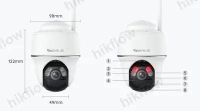 Reolink Argus PT Şarjlı Wi-Fi Pan-Tilt Güvenlik Kamerası (PIR, Güneş Paneli Uyumlu)