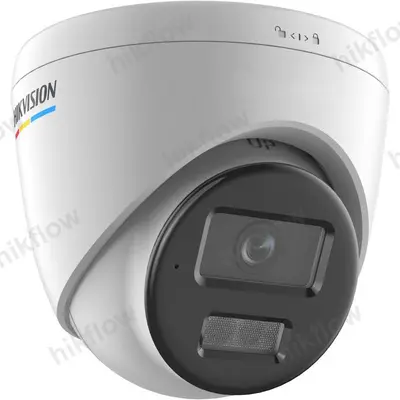 Hikvision DS-2CD1347G2H-LIUF 4MP ColorVu Smart Hybrid Light Sabit Turret IP Kamera (Mikrofonlu, SD Kart)