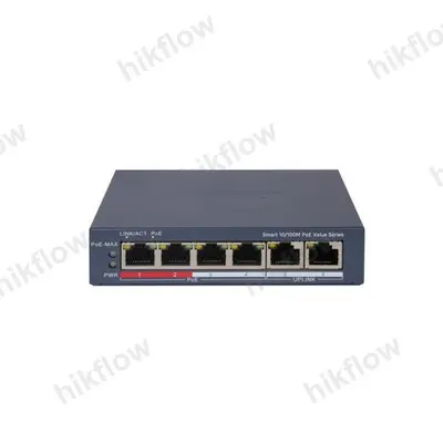 Hikvision DS-3E1106P-EI/M 6 Port 100 Mbps Akıllı Yönetilebilir PoE Switch