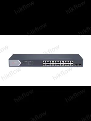 Hikvision DS-3E1526P-SI 24 Port Gigabit PoE + 2 Optik Uplink Smart Yönetilebilir Switch (370 W)