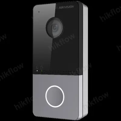 Hikvision DS-KV6113-WPE1(C) 2 MP PoE/Wi-Fi Villa Tipi IP Görüntülü Diafon Dış Ünitesi, Kart Okuyuculu
