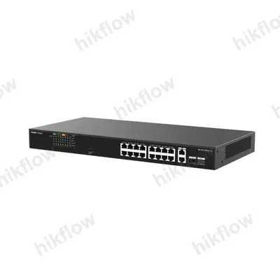Ruijie Reyee RG-ES118FGS-LP 16 Port PoE+ 2 Gigabit Combo Uplink Yönetilemez Switch