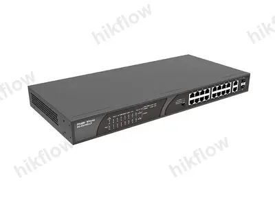 Ruijie Reyee RG-ES118S-LP 16 Port 10/100 PoE+ ve 2 Gigabit Uplink Yönetilmeyen Switch (120 W)