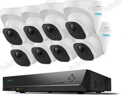 Reolink RLK16-820D8-A 4K 8 MP PoE Güvenlik Kamera Seti (16 Kanal NVR + 8 Kamera, 4 TB HDD)