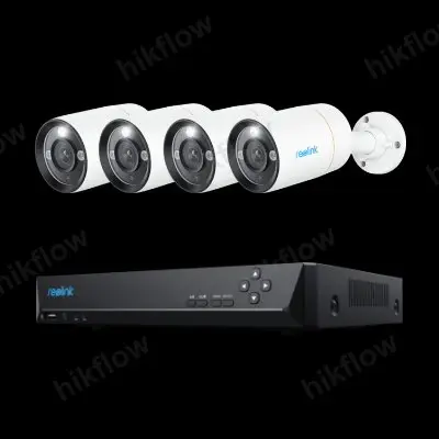 Reolink RLK8-1200B4-A 12MP 8 Kanal PoE NVR + 4 Bullet Kamera Güvenlik Seti