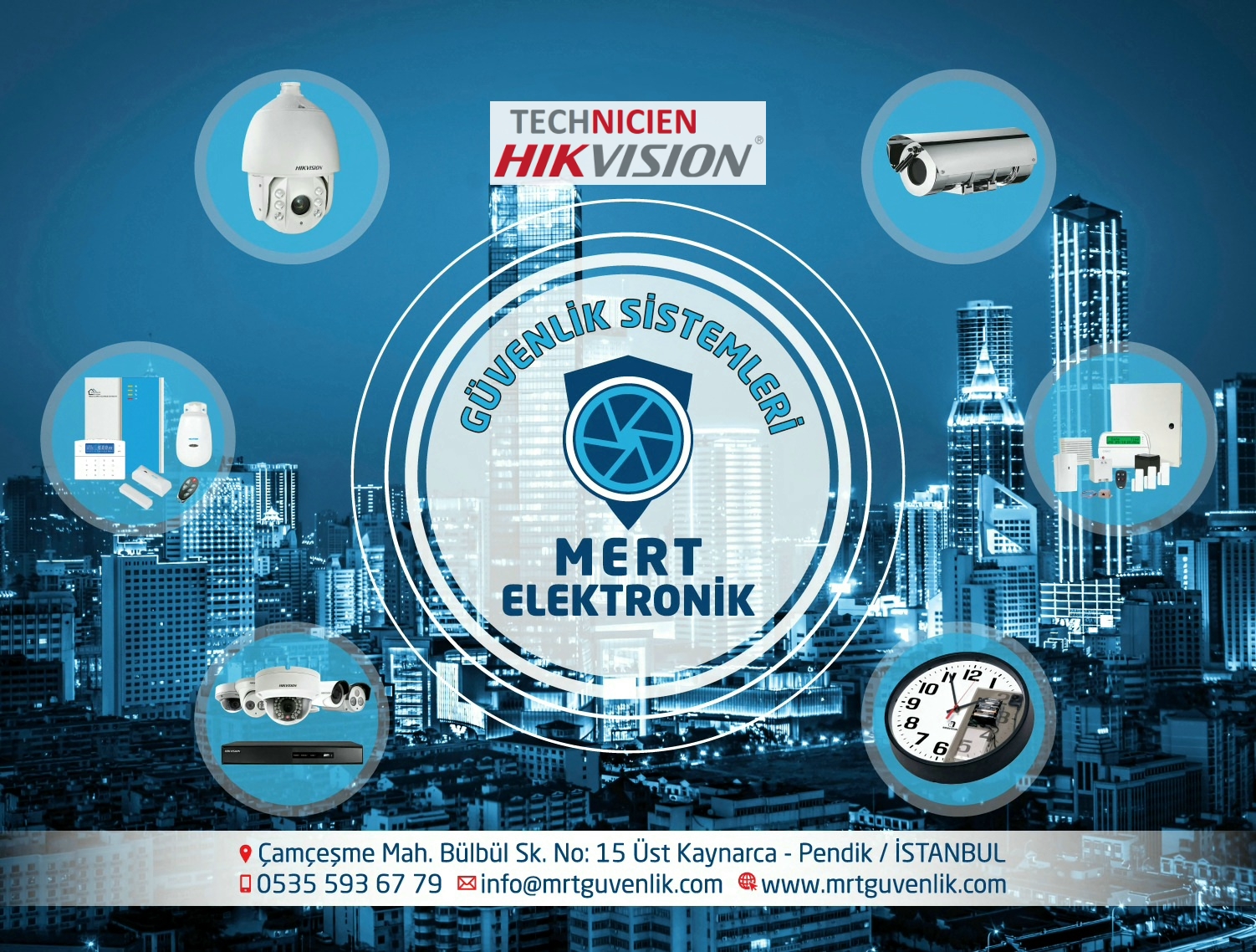 Mert elektronik güvenlik sistemleri logosu