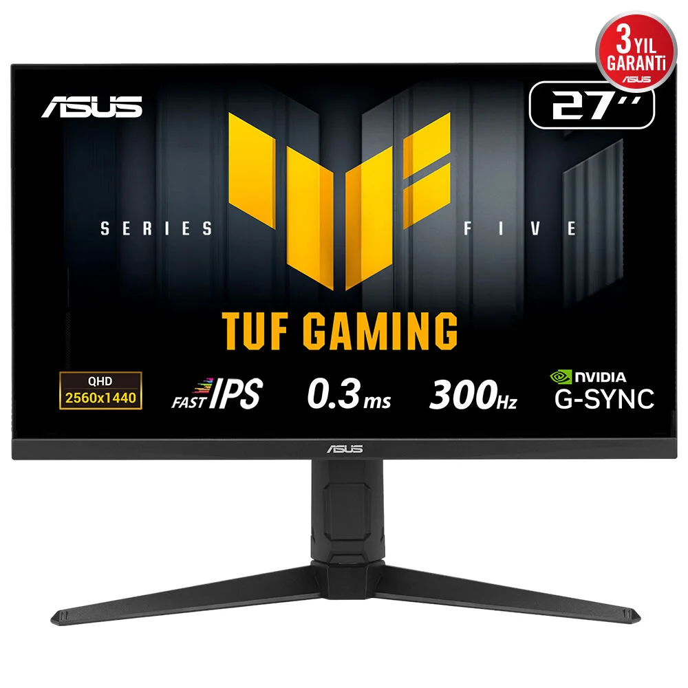 Asus TUF Gaming VG27AQML5A 27 inç QHD 300 Hz Oyun Monitörü