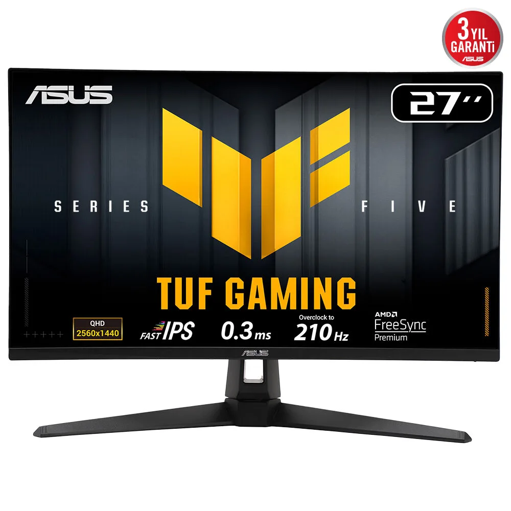 Asus TUF Gaming VG27AQ5A 27 inç QHD 210 Hz Oyun Monitörü