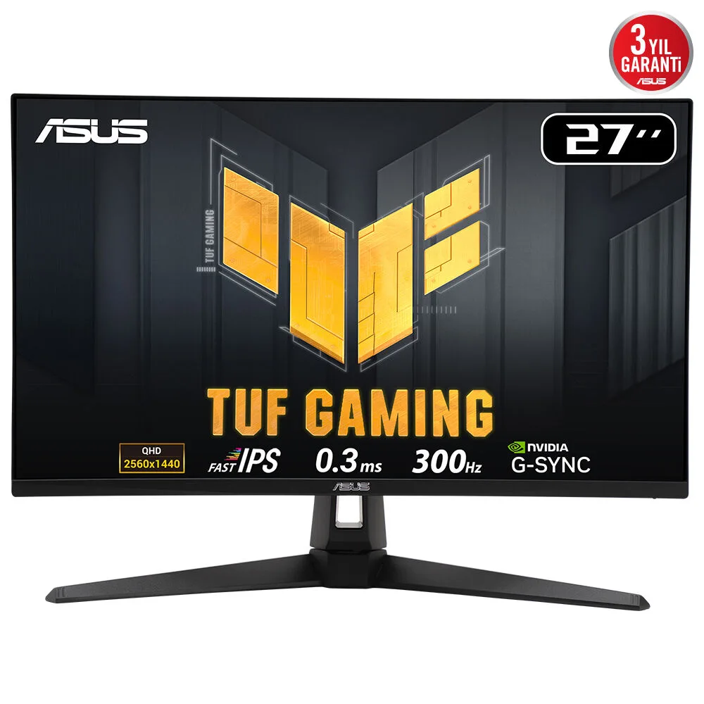 Asus TUF Gaming VG27AQM5A 27 inç QHD Fast IPS 300 Hz Oyuncu Monitörü