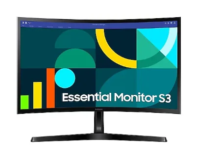Samsung Essential S3 S36GD 24 inç Kavisli 100 Hz Monitör LS24D366GAUXUF
