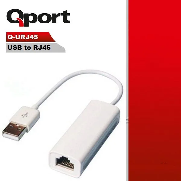 Qport Q-URJ45 USB TO Ethernet 10/100 Çevirici Adaptör