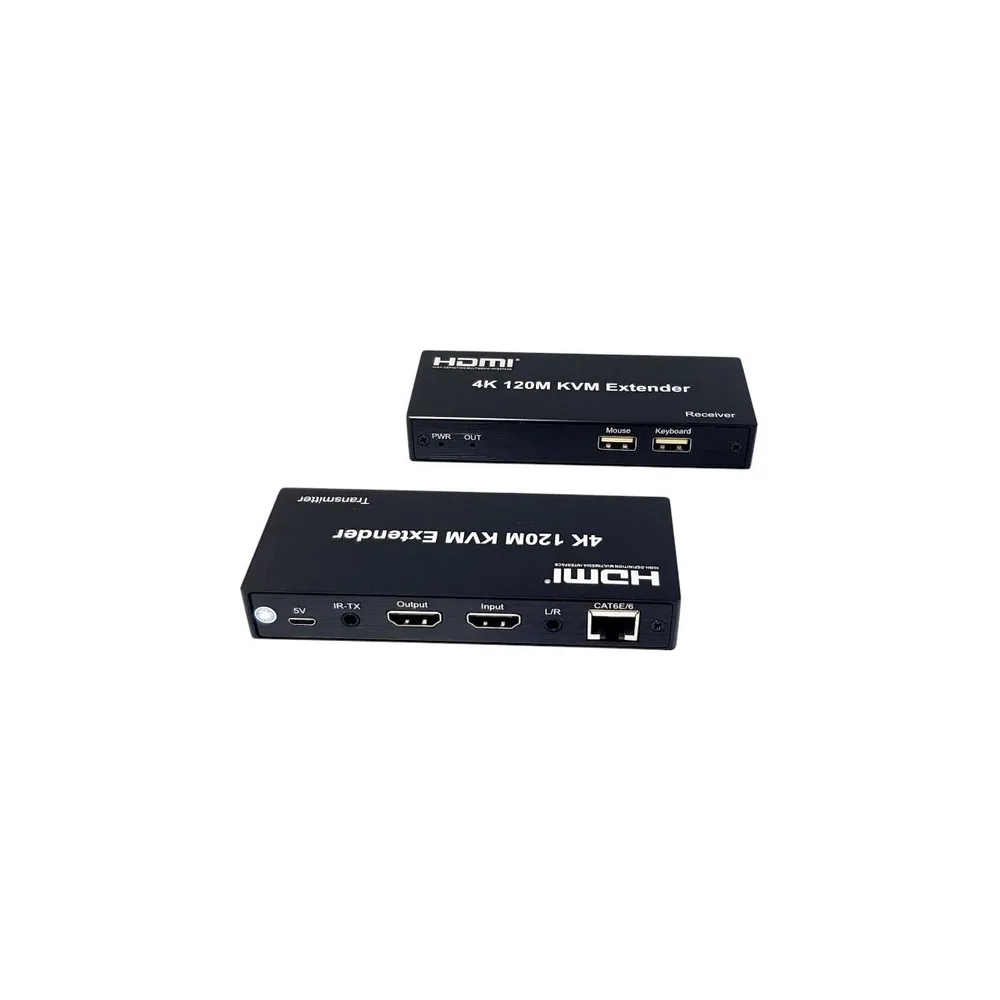 Novacom NVC-KVM4K120M CAT6 120MT (2Lİ) HDMI-USB-IR Extender