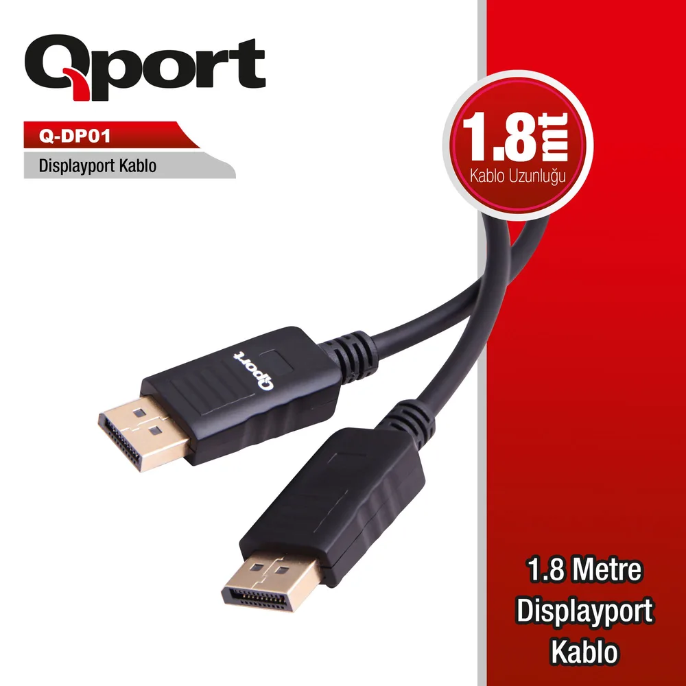 Qport Q-DP01 Ver.1.2 Dısplay Kablo 1.8MT