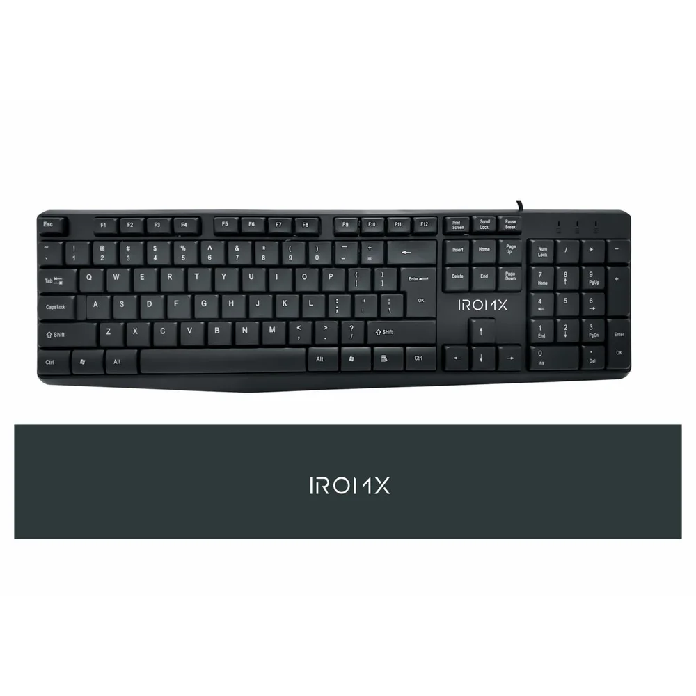 Iromx SK10X TR Kablolu Standart Siyah Q Klavye