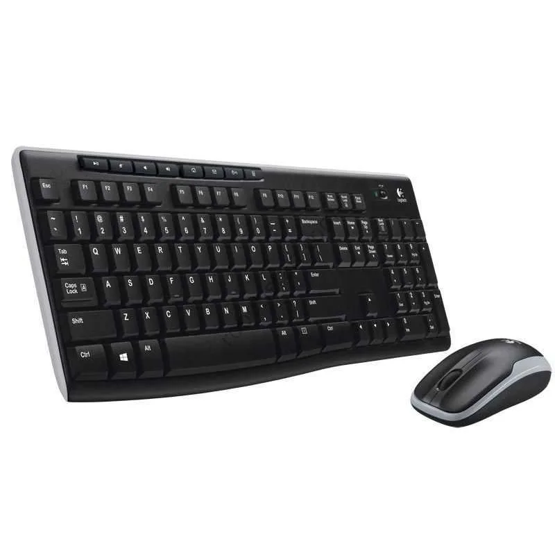 Logıtech MK270 Türkçe Kablosuz Multimedya Siyah Q Klavye+Mouse