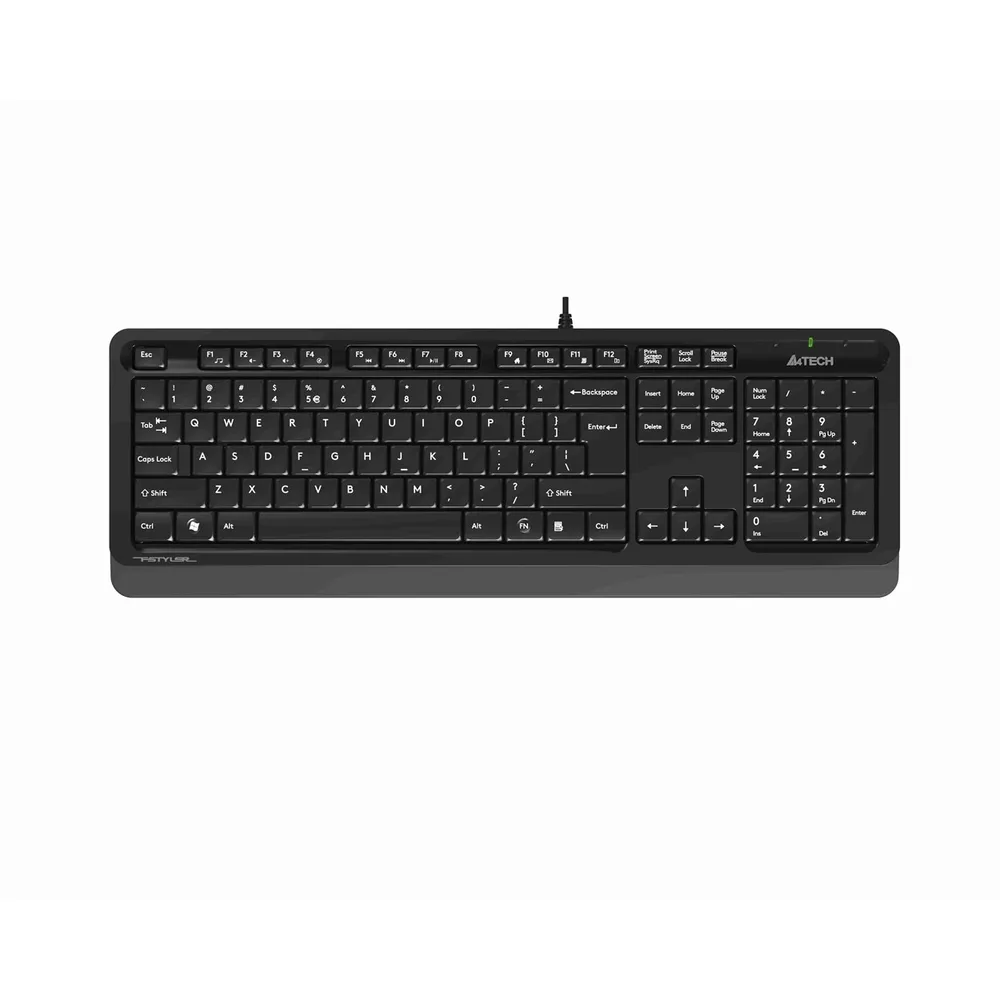 A4 Tech FK10 TR USB Multimedya Gri Q Klavye