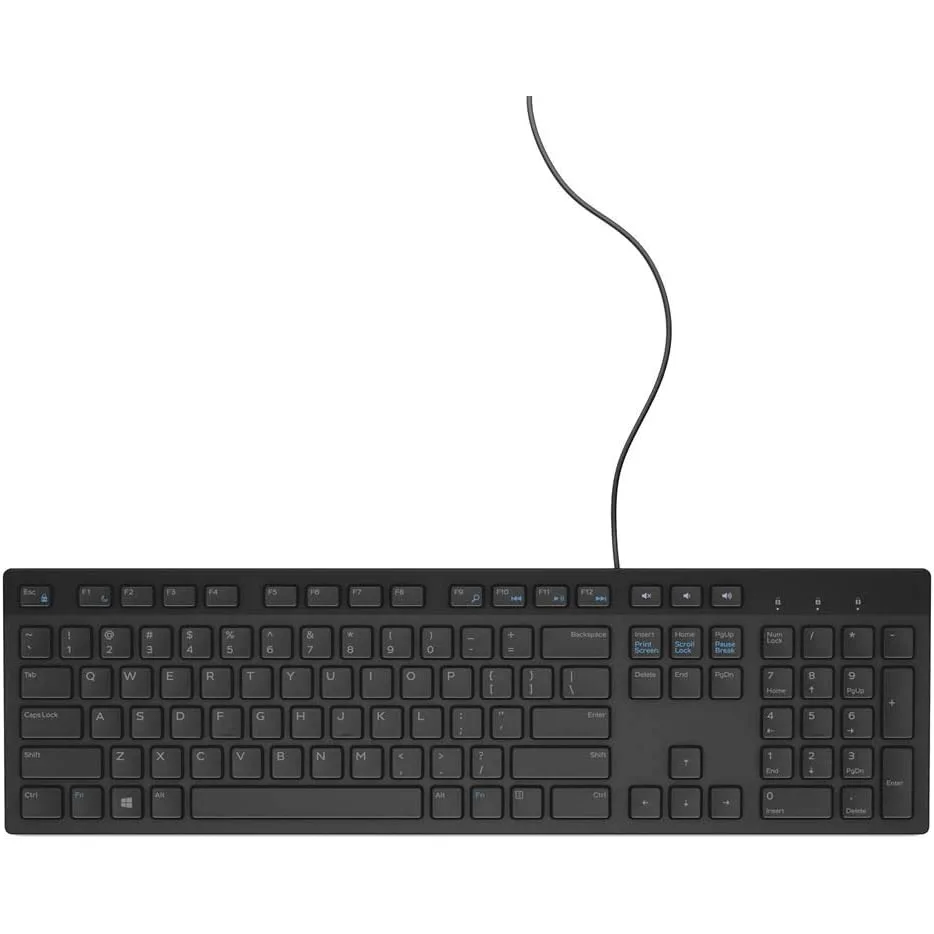 Dell KB216 (580-ADHQ) Kablolu Siyah Q-TR Klavye