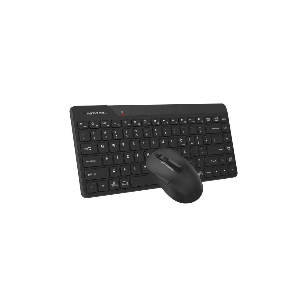 A4 Tech FG2200 Air2 Kablosuz Multimedya Mini Klavye Mouse Seti Siyah