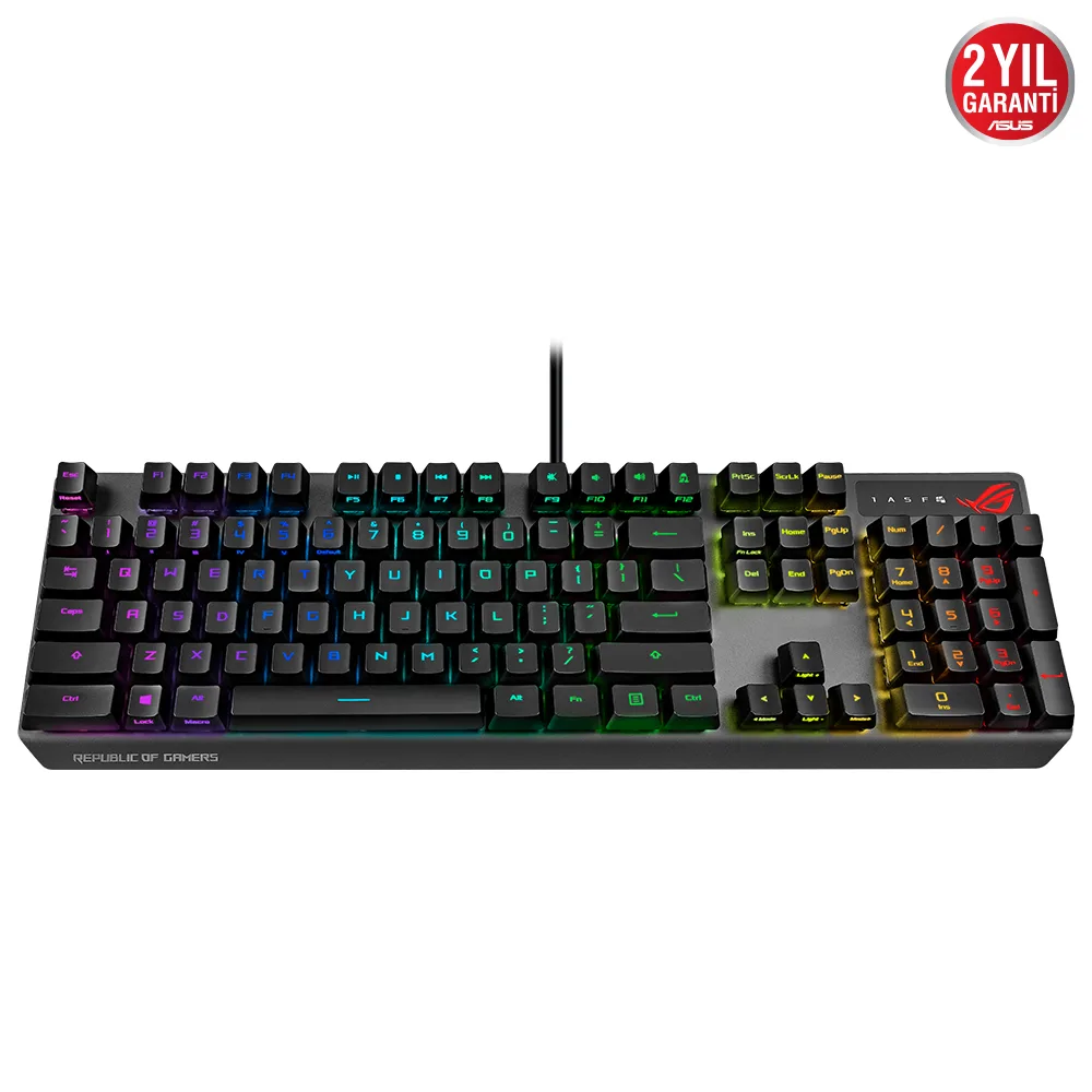 Asus ROG Strix Scope RX (XA05) RX Red Optik Mekanik RGB Oyuncu Klavyesi