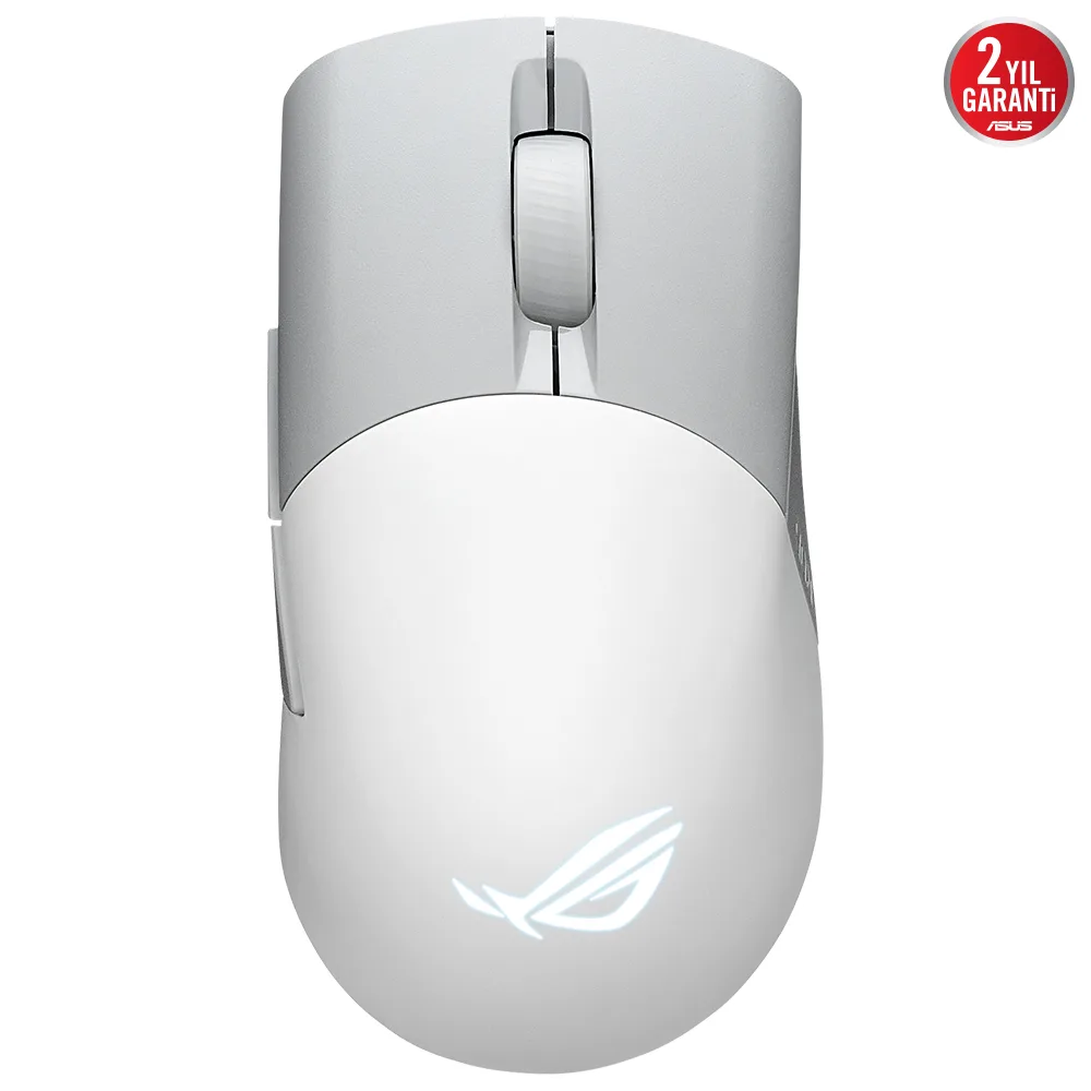 Asus ROG Keris Wireless AimPoint (P709) 36000 DPI Kablosuz Oyuncu Mouse Beyaz