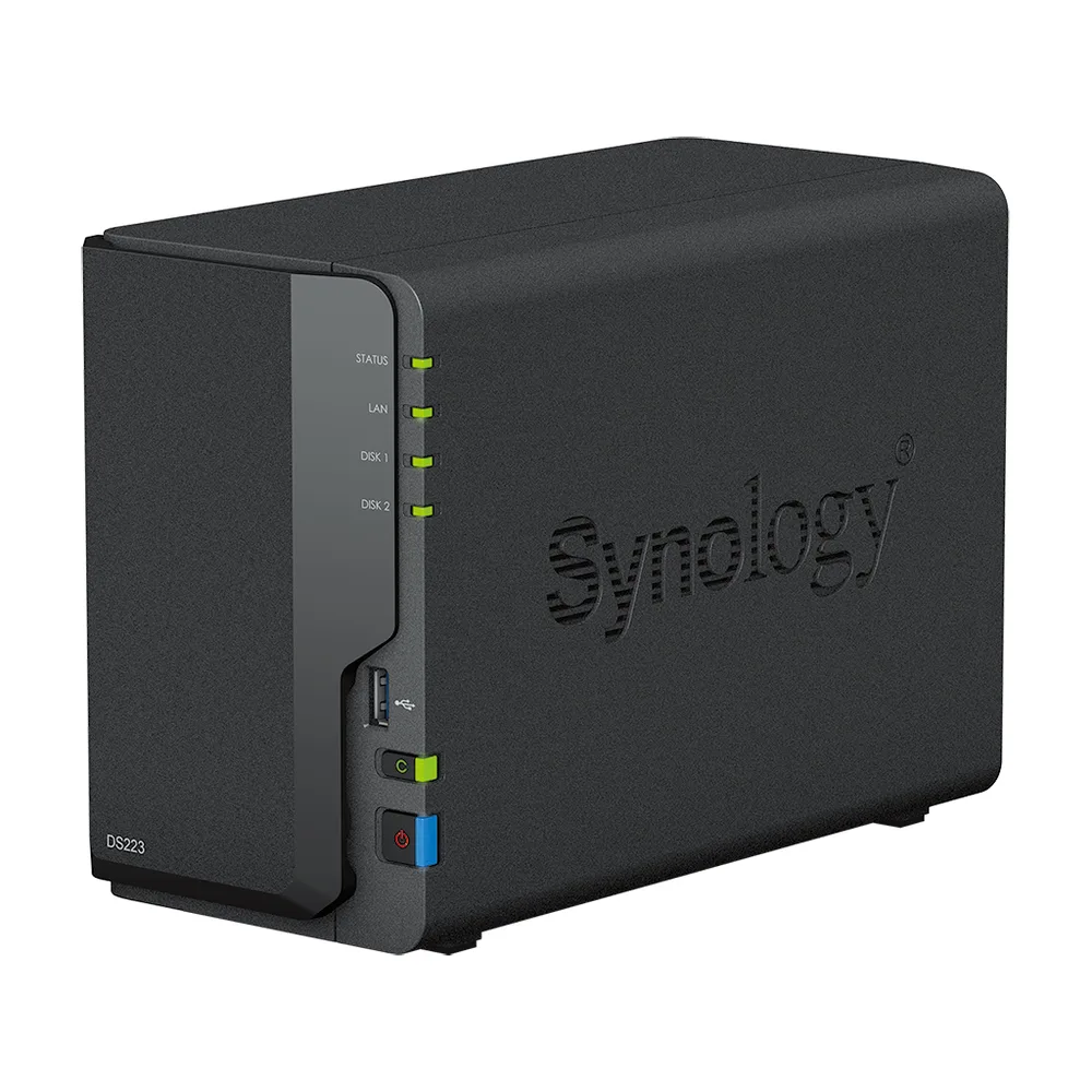 Synology DiskStation DS223 2 Yuvalı 1GbE NAS Depolama Ünitesi