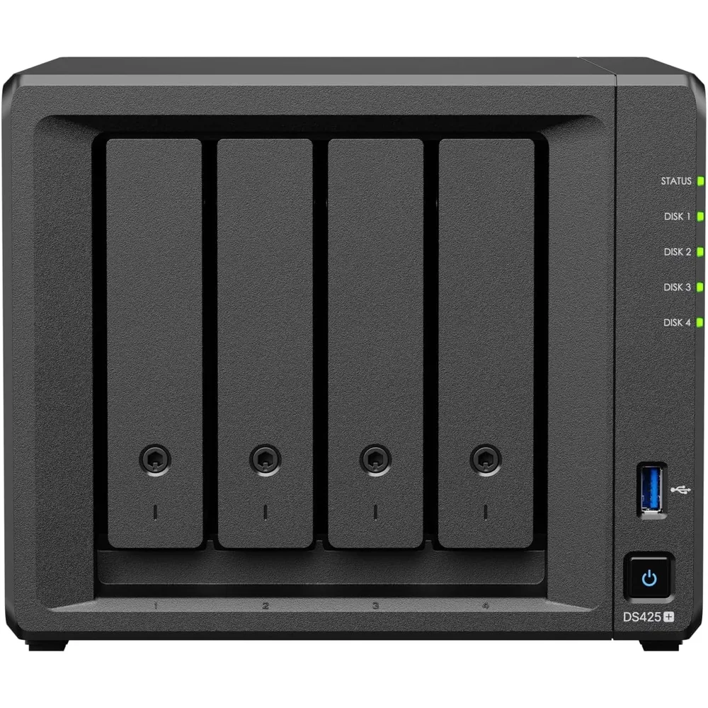 Synology DS425+ 2GB 4 Yuvalı 2.5GbE + 1GbE NAS Depolama Ünitesi