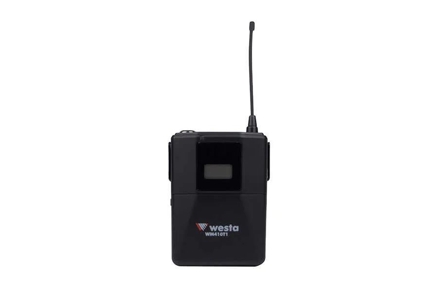 Westa WM-410T1 UHF Body Pack Verici (Yaka Mikrofonu İçin)