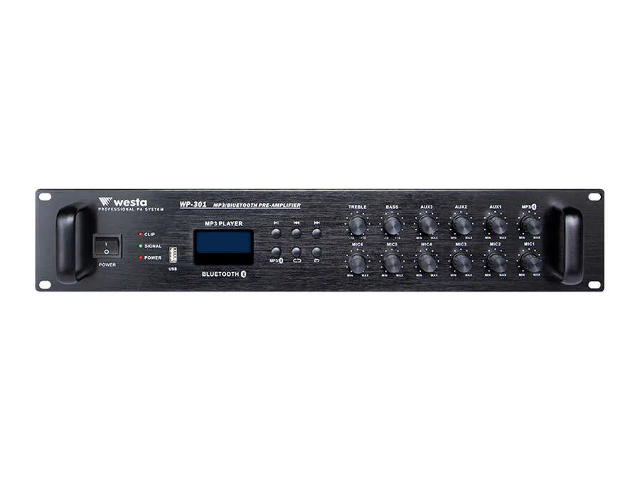 Westa WP-301 Plus 12 Kanal USB Girişli Preamfi Mikser