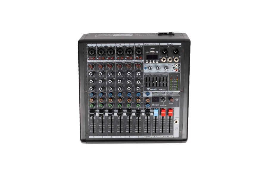 Westa WM-8FX 8 Kanal Deck Mikser USB Bluetooth Efektli